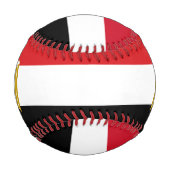 エジプト国旗と紋章の愛国心 野球ボール (裏面)