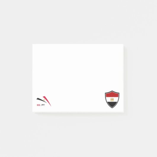 エジプト国旗のメモ ポストイット (正面)