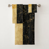 エジプト国旗のヴィンテージ グランジ バスタオルセット (インサイチュ)