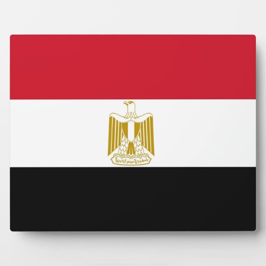エジプト国旗の額 フォトプラーク (正面)