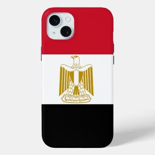 エジプト国旗のApple iPhone 15 Plusケース Case-Mate iPhoneケース (裏面)