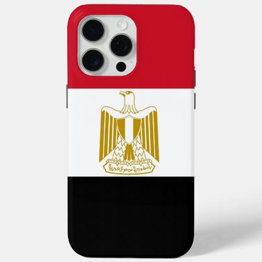 エジプト国旗のApple iPhone 15 Pro Maxケース Case-Mate iPhoneケース (裏面)