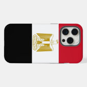 エジプト国旗のApple iPhone 15 Pro Maxケース iPhoneケース (裏面横)