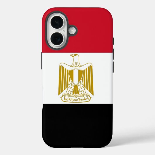エジプト国旗のApple iPhone 16 Case-Mate iPhoneケース (裏面)