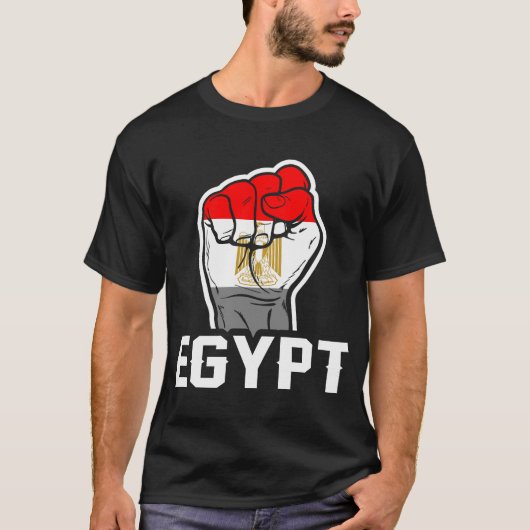 エジプト国旗のTシャツ Tシャツ (正面)