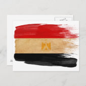 エジプト国旗はがき ポストカード (正面/裏面)