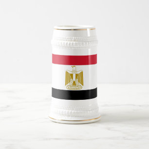 エジプト国旗を持つマグカップ ビールジョッキ
