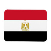 エジプト国旗を持つ愛国的な柔軟な磁石 マグネット (横)