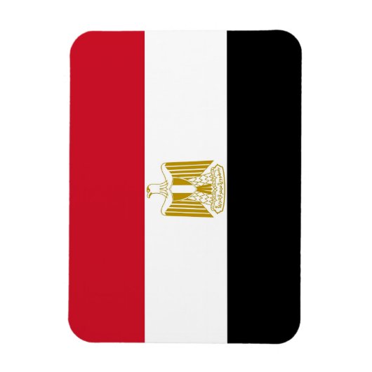 エジプト国旗を持つ愛国的な柔軟な磁石 マグネット (縦)