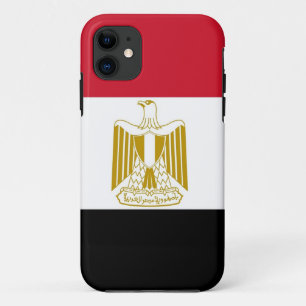 エジプト国旗を持つIPhone 5ケース iPhone 11 ケース