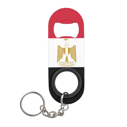 エジプト国旗 キーホルダー栓抜き (正面)