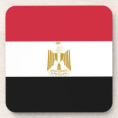エジプト国旗 コースター (正面)