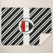 エジプト国旗 シェルパブランケット (正面(横))