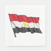 エジプト国旗 スタンダードランチョンナプキン (正面)