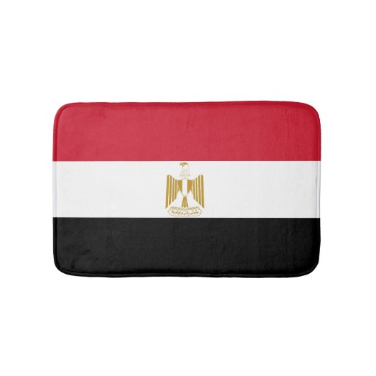 エジプト国旗 バスマット (正面)