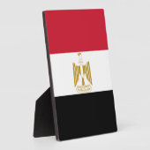 エジプト国旗 フォトプラーク (側面)