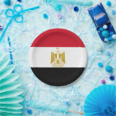 エジプト国旗 ペーパープレート (パーティー)