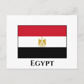 エジプト国旗 ポストカード (正面)