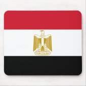 エジプト国旗 マウスパッド (正面)
