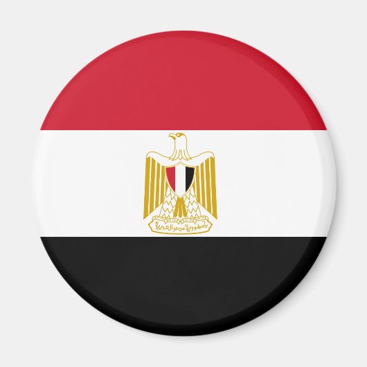 エジプト国旗 マグネット (正面)