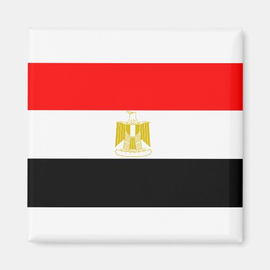 エジプト国旗 マグネット (正面)