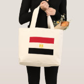エジプト国旗 ラージトートバッグ (正面(商品))