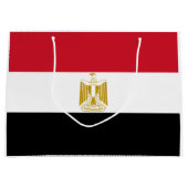 エジプト国旗 ラージペーパーバッグ (正面)