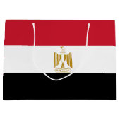 エジプト国旗 ラージペーパーバッグ (正面)