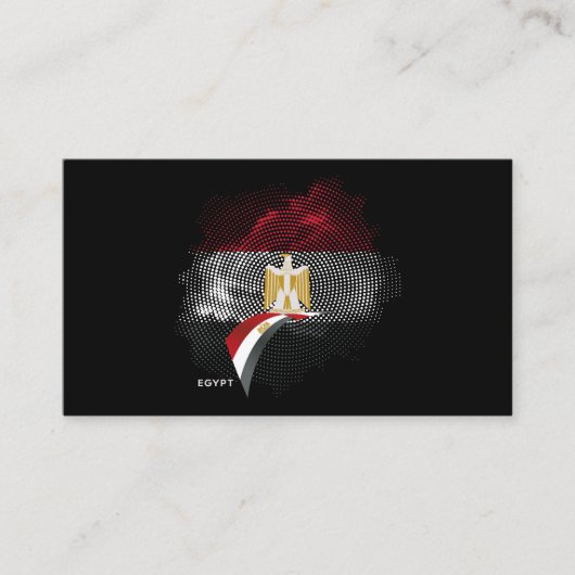 エジプト国旗 名刺 (正面)
