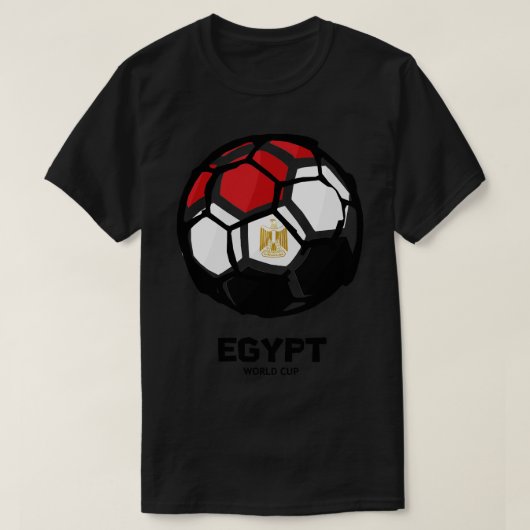 エジプト国旗 Tシャツ (デザイン正面)