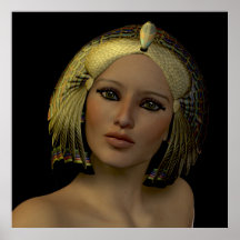 エジプト女性01プリント