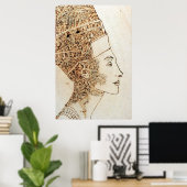 エジプト女王ネフェクト ポスター (ホームオフィス)