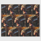 エジプト女王ネフェティティ ラッピングペーパー (フラット)