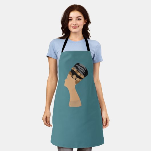 エジプト女王ネフェルティ エプロン (着用した状態)