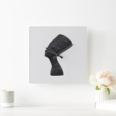 エジプト女王ネフェルティ スクエア壁時計 (ホーム)