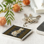 エジプト女神キャットキーチェーン(Bastet Egyptid Cat Key Chain) キーホルダー (側面)