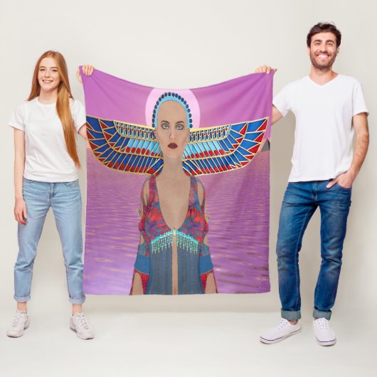 エジプト女神フリースブランケット フリースブランケット (インサイチュ)