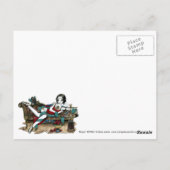 エジプト女神マアットエンジェルポストカード ポストカード (裏面)