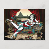 エジプト女神マアットエンジェルポストカード ポストカード (正面)