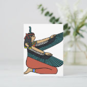 エジプト女神マート ポストカード (スタンド正面)