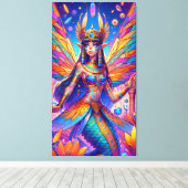 エジプト妖精 キャンバスプリント (インサイチュ (ウッドフロア))