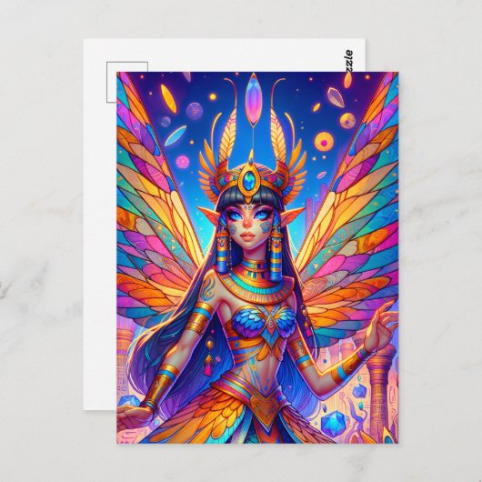 エジプト妖精 ポストカード (正面/裏面)