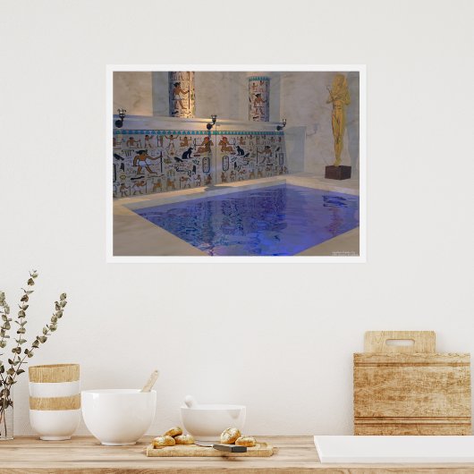 エジプト寺院4 ポスター (キッチン)