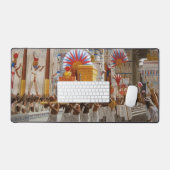 エジプト寺院 デスクマット (キーボード&マウス)