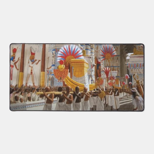 エジプト寺院 デスクマット (正面)
