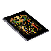 エジプト文化スカラブ遺跡アンクホルスアイ ノートブック (右側)