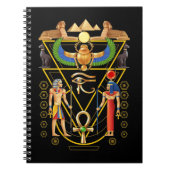 エジプト文化スカラブ遺跡アンクホルスアイ ノートブック (正面)