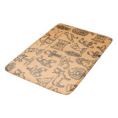 エジプト文字の記号の背景 バスマット (アングル)