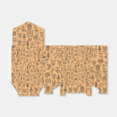 エジプト文字の記号の背景 フェイバーボックス (折り畳みなし)