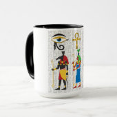 エジプト文字の記号マグカップ マグカップ (正面左)